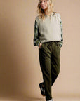 Callie Corduroy Elastic Waist Pants