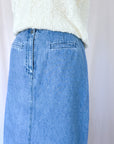 Vintage Denim Midi Skirt | Size 10