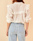 Sarah Ruffle Blouse