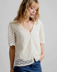 Lilly Short Sleeve Lace Top