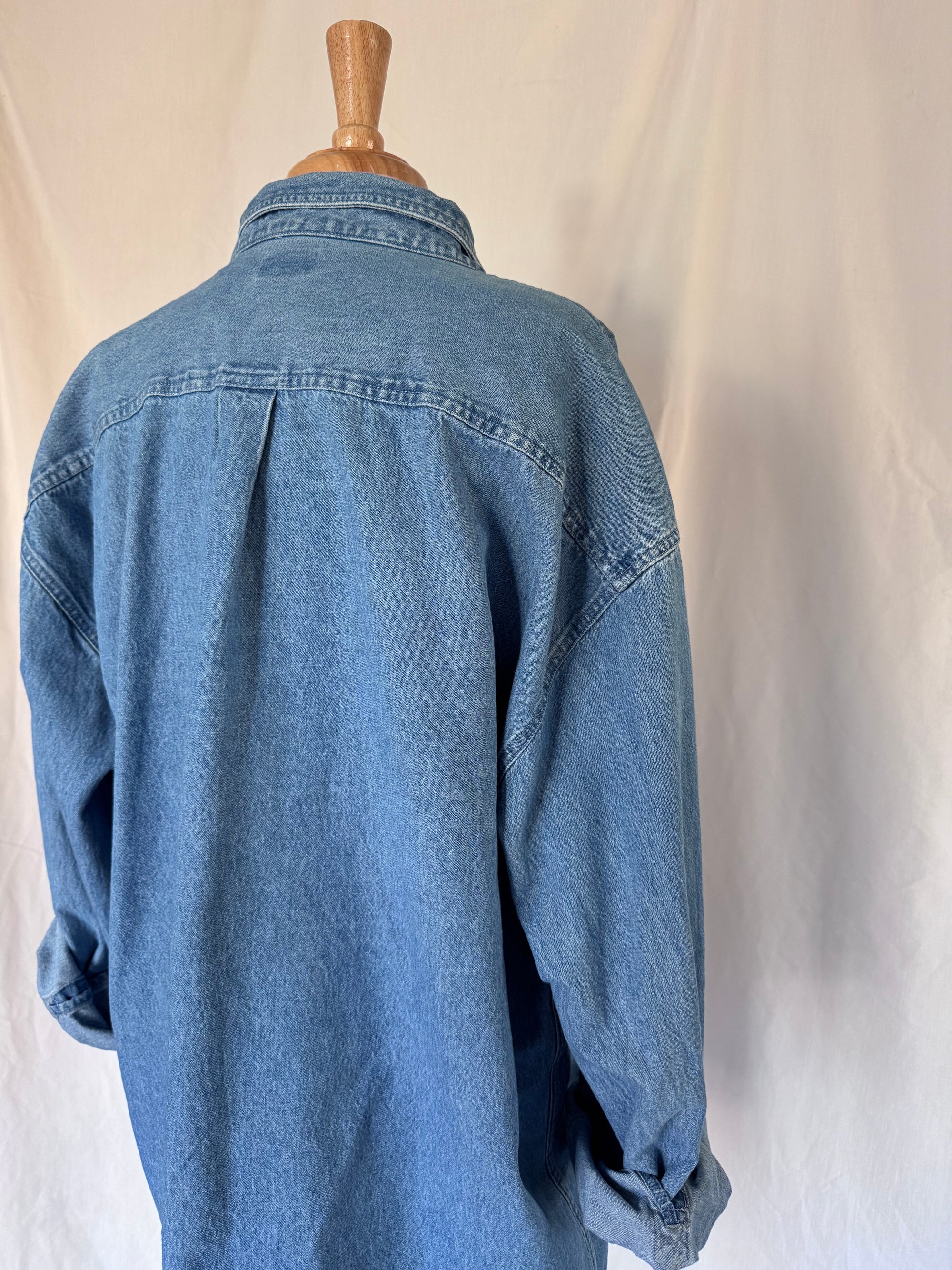 Vintage Denim Button-Down | Sz 2X