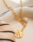 Isabell Coin Chain Necklace | 18K Gold-plated Non-Tarnish