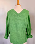 Gabby Green Textured Sweater