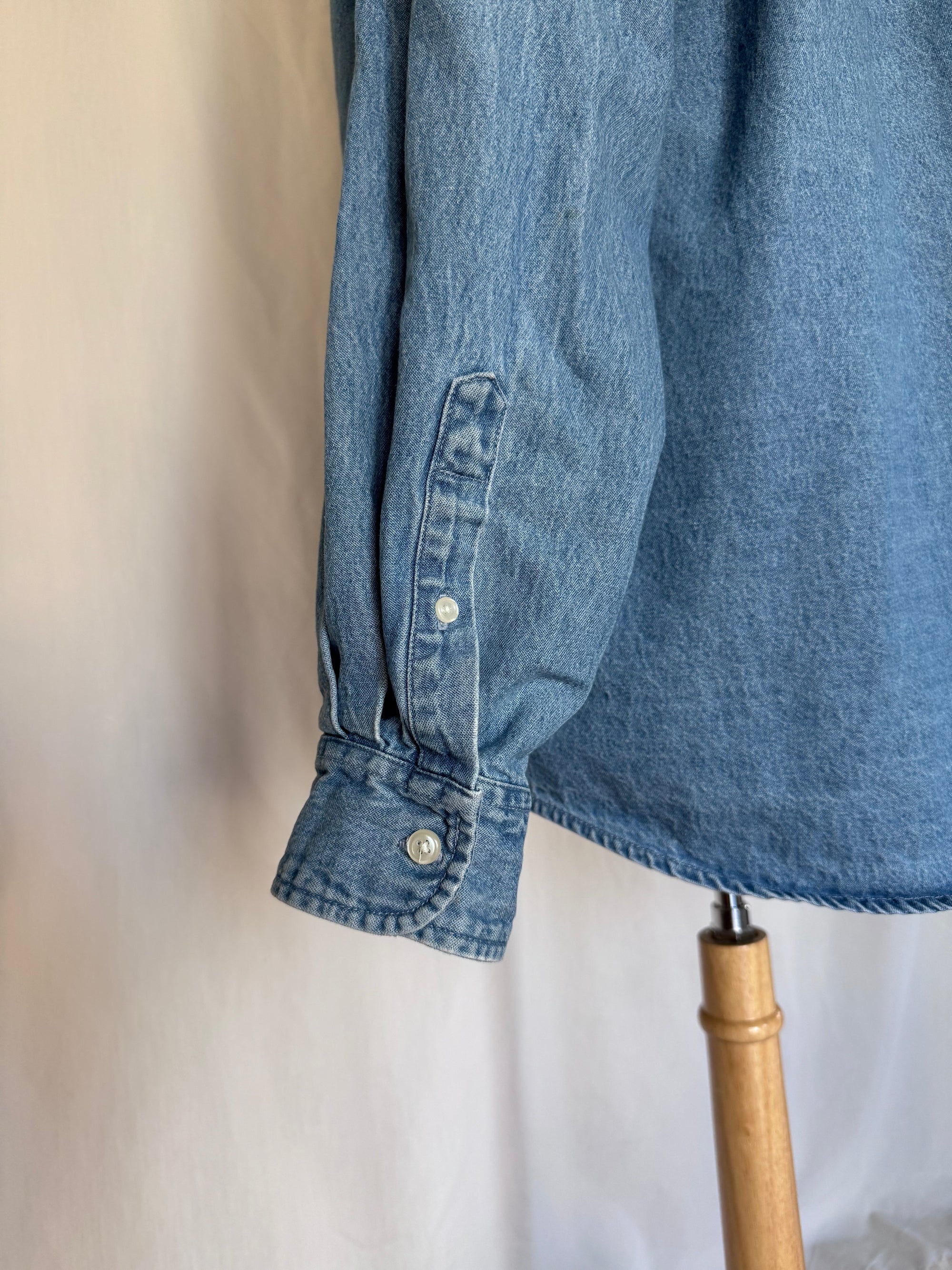 Vintage Denim Button-Down | Sz 2X