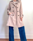 Secondhand Beige Trench Coat | LONDON FOG Size Petite M