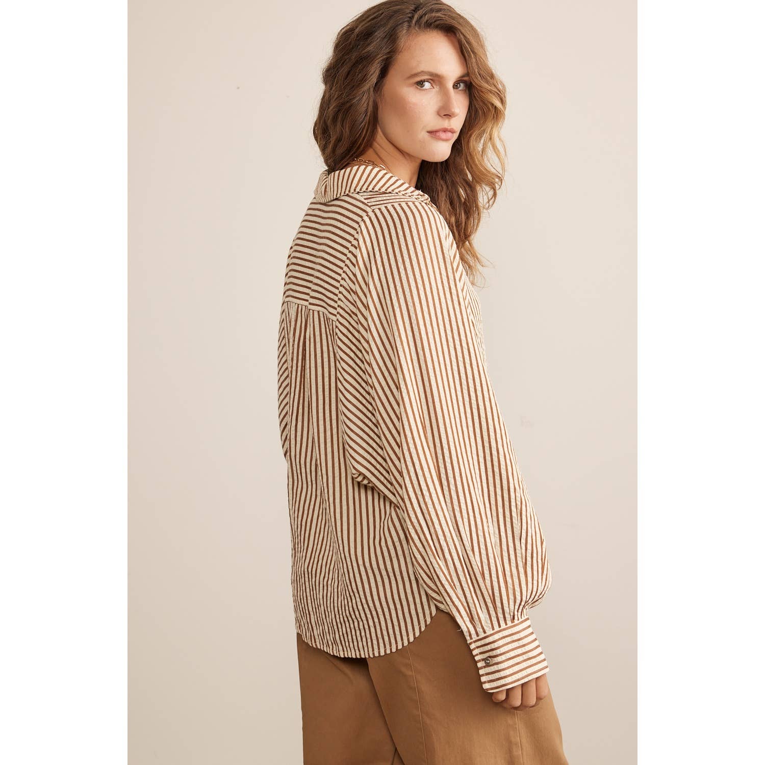 Sadie Textured Stripe Top