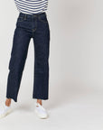 Aberdeen Ankle Crop High Rise Jeans