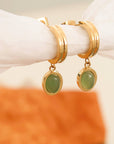 Whitnee Green Dainty Dangle Earring