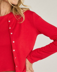 Elise Red Cardigan