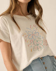 Flowerworks Garment-Washed Graphic Tee