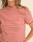 Stevie Stripe Ribbed Top