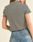 Stevie Stripe Ribbed Top