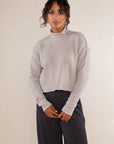 Winnie Ribbed Turtleneck Top