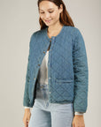 Quilted Denim Jacket