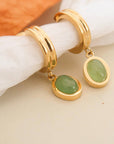 Whitnee Green Dainty Dangle Earring