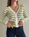 Porto Striped Cardigan