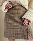 Elsa Houndstooth Skirt