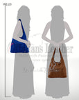 Silvia Suede Slouchy Hobo Bag