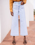 Violette Wide Leg Ankle Jeans