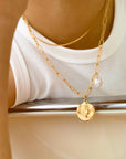 Isabell Coin Chain Necklace | 18K Gold-plated Non-Tarnish