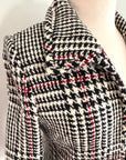 Vintage Houndstooth Wool Tweed Blazer | Size 4