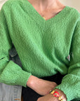 Gabby Green Textured Sweater