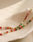 Jewel Multi-Color Beaded Necklace