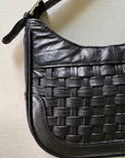 Vintage Woven Leather Handbag