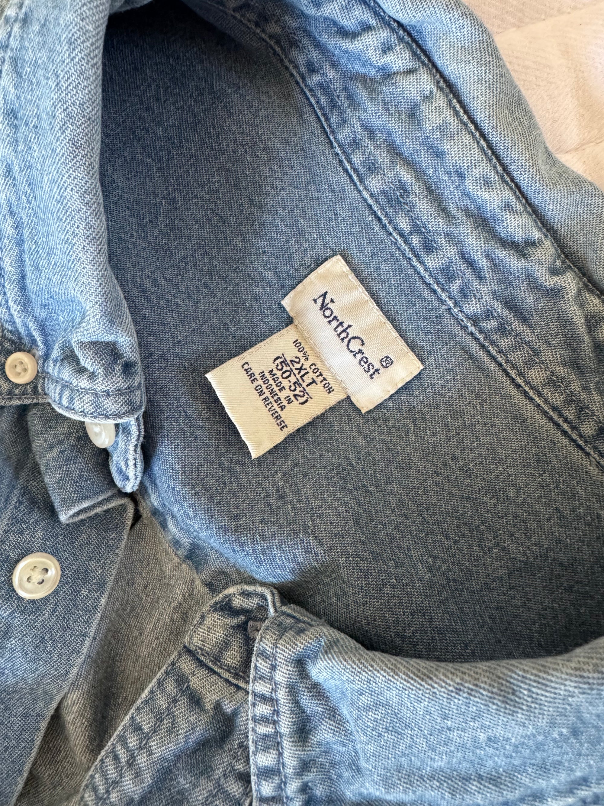 Vintage Denim Button-Down | Sz 2X