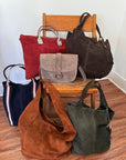 Melody Suede Leather Tote