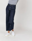 Aberdeen Ankle Crop High Rise Jeans