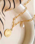 Isabell Coin Chain Necklace | 18K Gold-plated Non-Tarnish