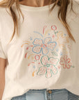 Flowerworks Garment-Washed Graphic Tee