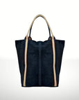 Melody Suede Leather Tote