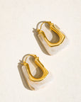 Talia U-Shaped Hoop Earring | 18K Gold-Plated