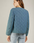 Quilted Denim Jacket