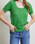 Filly Short-Sleeved Knit Top